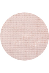 Bubble Blush Round - Machine Washable Rug