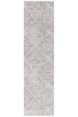 Oasis Kenza Contemporary Silver Runner Rug