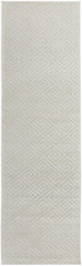 York Alice Natural White Runner Rug