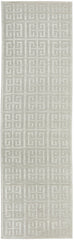 York Brenda Natural White Runner Rug