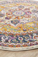 Babylon 207 Multi  Round Rug
