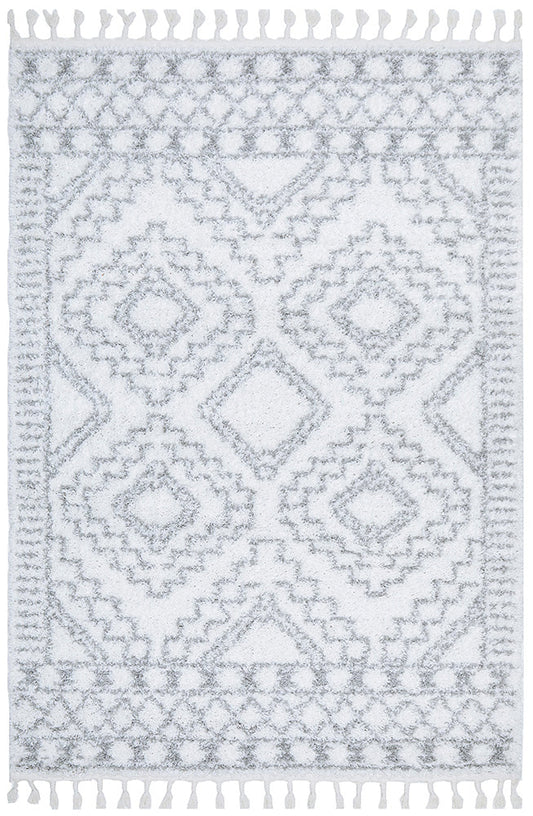 Casablanca Fez White Rug