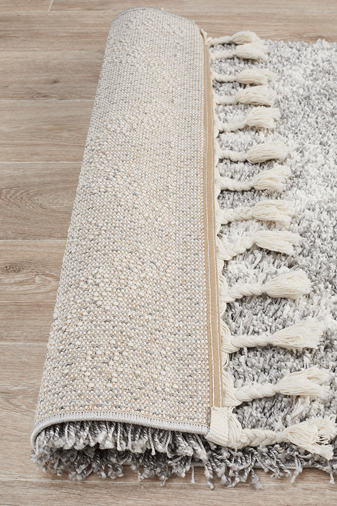 Saffron 33 Silver Runner Rug